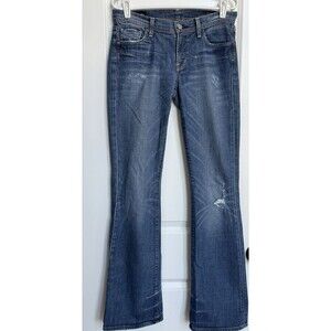 Citizens of Humanity Jeans‎ Womens 27 Blue Ingrid Stretch Low Waist Flare Y2K